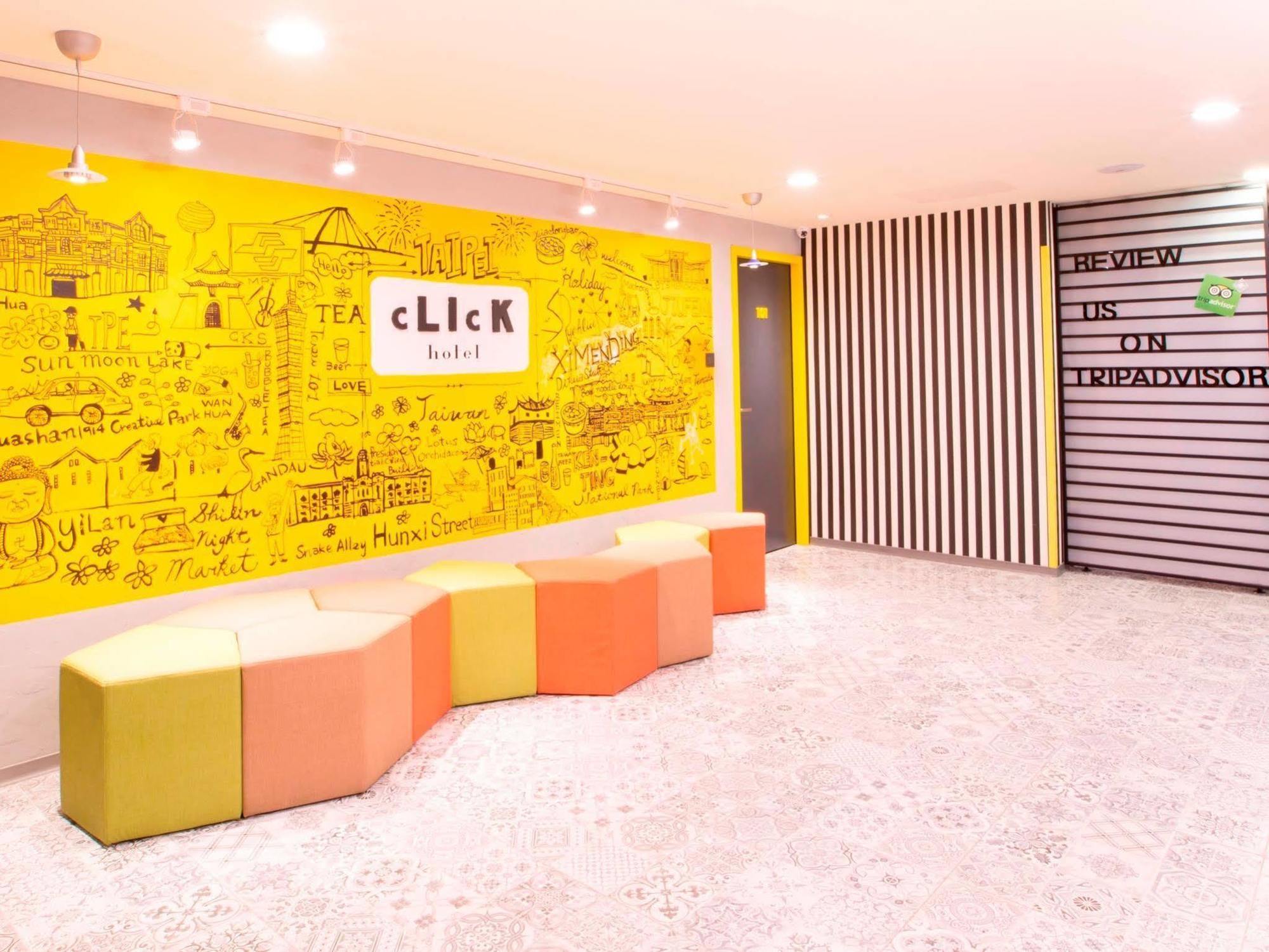 Click Hotel - Ximending Branch Tajpej Buitenkant foto